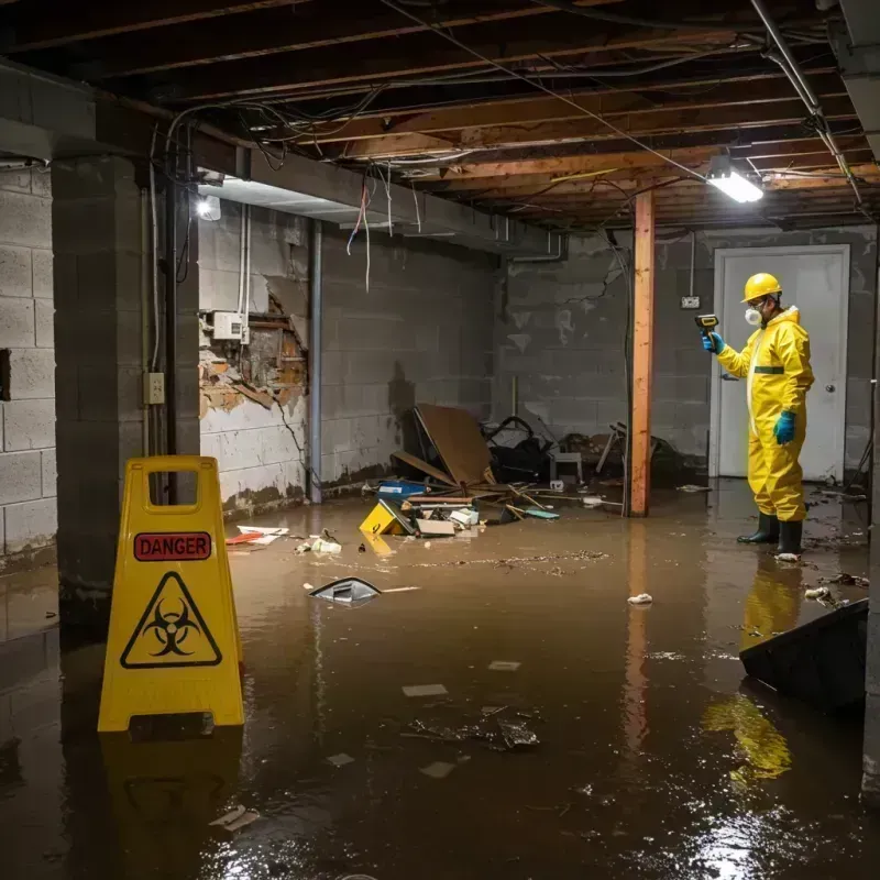 Flooded Basement Electrical Hazard in Golden, CO Property